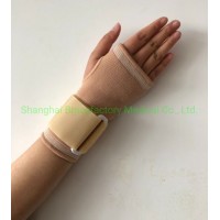 Elastic Knit Wrist Brace & Palm Support with Velcro Straps for Tenosynovitis Wrist Arthritis