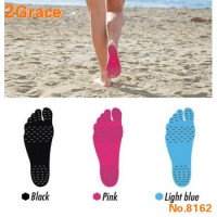 Adhesive Invisible Pad Shoes for Water  Barefoot Shoes on Foot Soles with Anti-Slip and Waterproof D