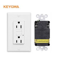 Keygma ETL Listed Us Standard 15A GFCI Child Safety Outlet Temper Resistant Groun Fault Electrical S
