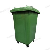 Multifunctional Large Square Garbage Outdoor Wheeled Dustbin Plastic Trash Can