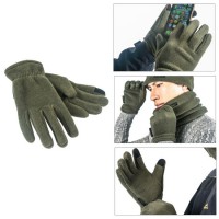 Wholesale Fleece Three-Piece Hat Scarf Gloves New Winter Ski Warm Set