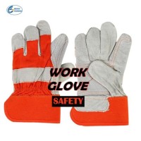 Industrial Cowhide Safety Gloves  Leather Welding Protection Work Gloves