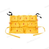 Janitoriol Organizer Yellow Waterproof Oxford Hanging Cleaning Tool Caddy Bag
