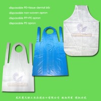 Waterproof Medical/Hospital/Dental/PP/Nonwoven/Poly/HDPE/LDPE/Plastic Disposable PE Apron for Food P