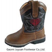 Children Fashion Boots for 5-12 Years Old Boys and Girls  with Rubber Sole  PU Leather