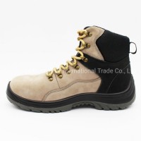 Nubuck Leather Hiker Safety Shoes/Safety Footwear with PU Outsole for Outdoor