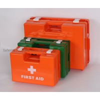 Workplace First Aid Kit Case Wall Mounted First Aid Hard Case with Handle