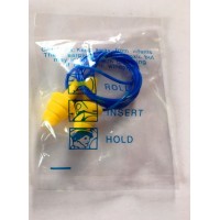 Custom Logo Shooting Free Sample Silicon Corded Ear Plugs with String