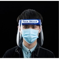 Anti-Fog Full Plastic Protection Isolation Mask Recyclable Protective Face Shield
