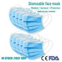Disposable Non Woven 3 Ply Earloop Face Masks