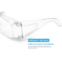Certificated Safety Glasses Anti-Fog Splash Eyewear Glasses with Waterproof Anti Dust Eye Protection
