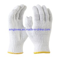 10 Gauge Bleached White Construction Cotton Knitted Gloves