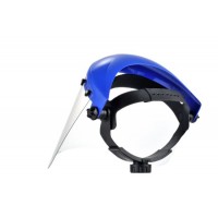 Clear Safety Protective Cover Head-Mounted Full Face Eye Shield with Screen Grinding