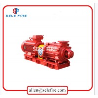 High Quality Electric Motor Mounted Multistage Fire Fighting Pump UL/FM