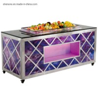 Shenone Hotel Banquet Catering Wedding Griddle Fordable Multifunction Buffet Station Fordable Buffet