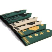 Customized Army Military Shoulder Boards Officer Uniform Epaulette Badge