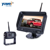 2.4G Digital Wireless 7" LED Panel Car Rearview Night Vision Camera for Heavy Duty/Engineering