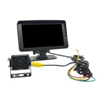 7 Inch TFT Screen HD 2CH Car Surveillance DVR Camera Video Recorder with Rearview System for Trucks