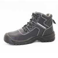 Industrial Anti Smashing MID Cut Safety Boots Work Footwear Shoes with Steel Toe for Men