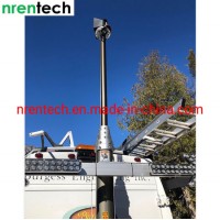 9m CCTV Pneumatic Telescopic Mast for Mobile Security Trailer Vehicle Nr-2200-9000-50c/ 4.2m  4.5m