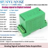4-20mA 0-5V Analog Signal to Digital Signal RS232 RS485 Data Logger with Modbus RTU Data Acquisition