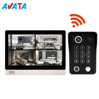 IP WiFi Wireless Fingerprint HD Video Door Phone Doorbell Intercom Support Remote APP Control