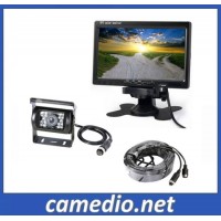 Trucks/Bus/Caravan/Van/Excavator/RV-Trailer Reverse Backup Camera+7" LCD Monitor Reversing Park