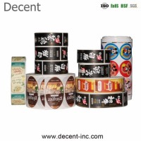 Manufacturing Custom Cheap Adhesive Canned Food Jar Sticker Packaging Labels Printing