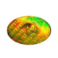 Adhesive Holographic Security Sticker Printing Security Sticker Seals