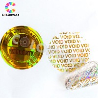 Holographic Scratch off Security Barcode Anti Counterfeiting Sticker