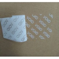 Tamper Evident Printing Material Security Void Label Packing Sticker