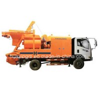 Hot Sale Mobile Diesel and Electrical Concrete Plant Truck Mounted Mixer Pump