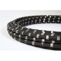 D11.5mm Diamond Rubber Wire Saw for Granite Stone Quarrying