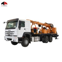 Hot Sale Hydraulic Rotary Borehole DTH Water Well Drilling Rig for 300m Depth for Selling