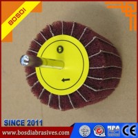 Mounted Flap Wheel with 6/ 6.35mm Shank/Shaft for Light Deburring  Aluminum Oxide Flap Wheel for Sta