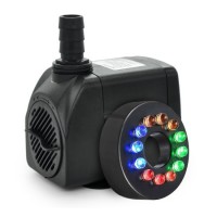 LED Lights Fish Tank Fountain Pump Submersible