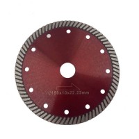 150*2.4/1.4*10*80*22.23mm Hot Press 6inch Cn Supplier Turbo Diamond Circular Saw Blade for Dry Cutti