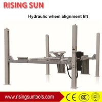 Hydraulic Unlock 4 Post Wheel Alignment Lift for Car Workshop