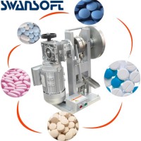 Swansoft Hand-Cranked Electric Single Punch Tablet Machine Granule Powder Pharmaceutical Small Food