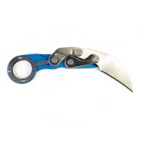 Blue Two-Arm Mechanical Camping Outdoor Tactical Survival Knives Multi Functional Knife