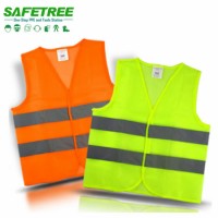 Economical 60GSM Net Safety Vest with Reflective Tapes En471 Reflective Vest