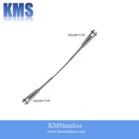 316 Stainless Steel Made to Measure Architectural Adjuster Fork Wire Rope Assembly