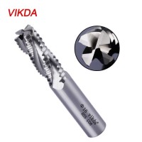 Vikda M42 Roughing End Mill Rough Tooth for Aluminum