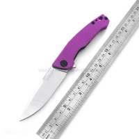 7.85 "Nimo Knives Proletarian 9cr18MOV Steel Satin Blade Customized G10 Handle Color Folding Kn