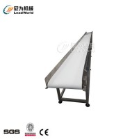 Food Vegetables Transfer Machine PVC Stainless Steel Belt Conveyor