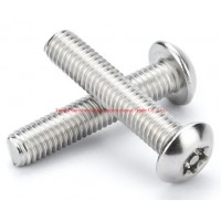 M5 M6 M8 M10 304 Stainless Steel Torx Drive Button Head Security Machine Screw Roofing Screw for RC