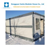 New Designing Aseismatic Fire Prevention Building Materials Mobile Multilayer Folding Container Hous