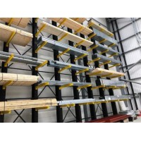 Industrial Warehouse Reliable Cantilever Rack Storage Systems for Steel Pipes