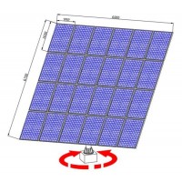 24 Panels Solar Tracker