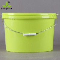 7.5L Oval Custom Printing Plastic Bucket for Sale